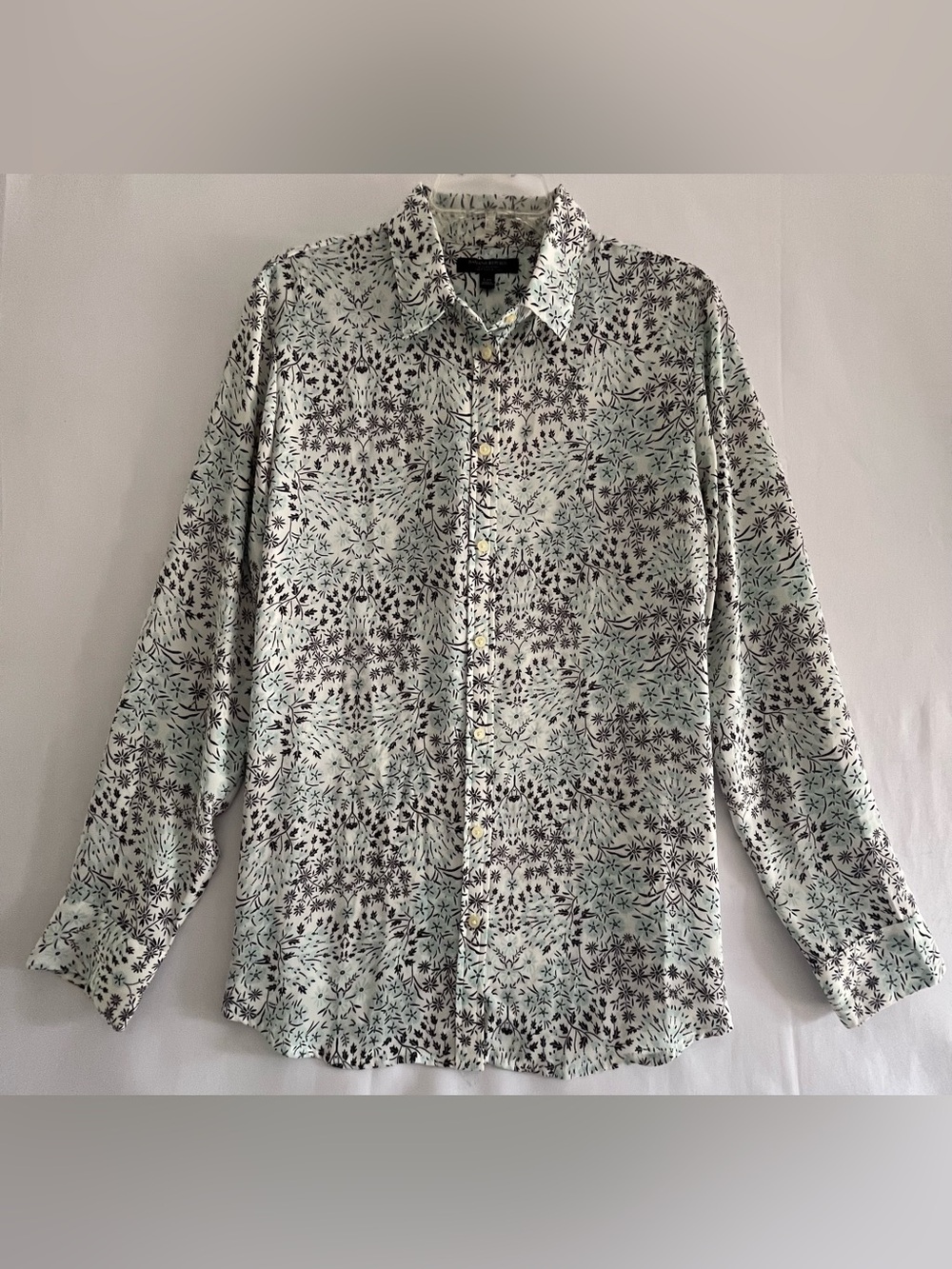 Banana Republic Dillon Floral Button Down Shirt Large Cottagecore Whimsical
